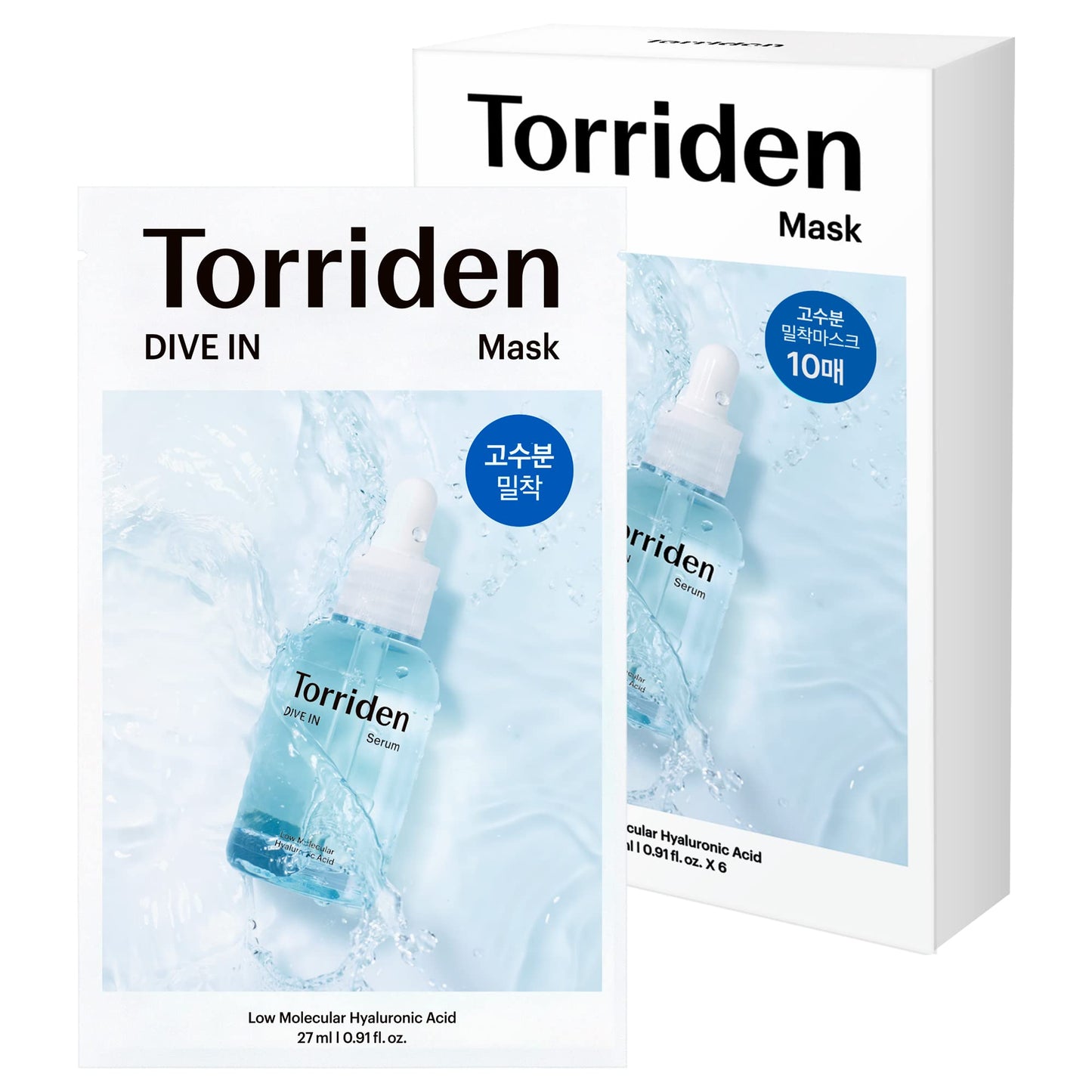 TORRIDEN - Dive In Low Molecular Hyaluronic Acid Mask Sheet - 10pcs