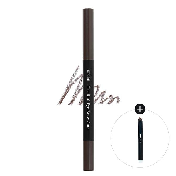 ETUDE HOUSE - The Real Eye Brow Auto Pencil - 02 Grey Brown