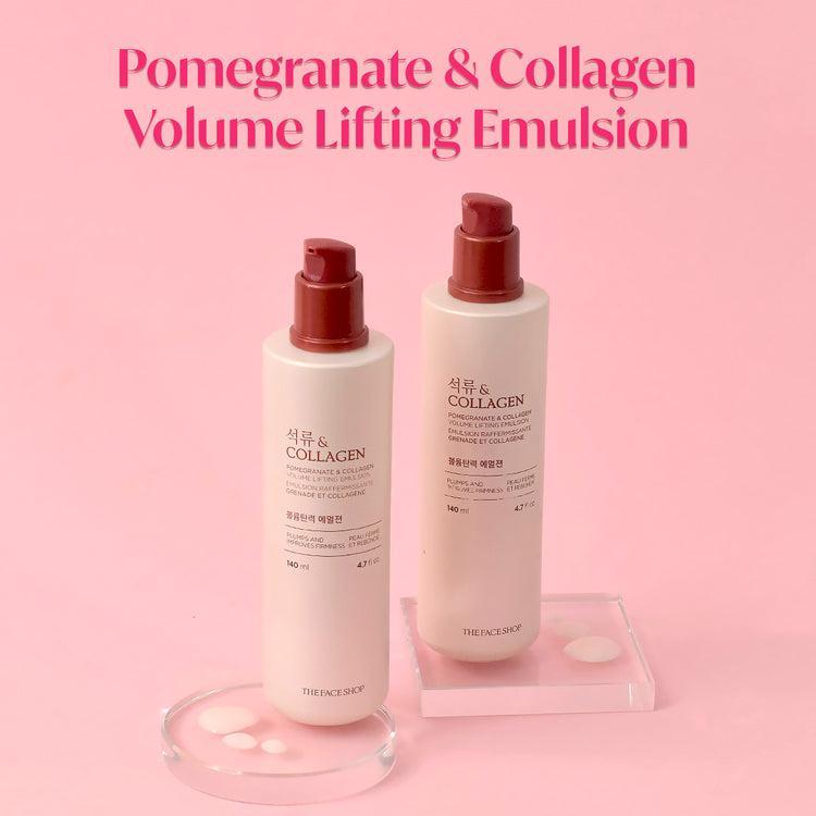 THE FACE SHOP - Pomegranate And Collagen Volume Lifting Emulsion - 140ml