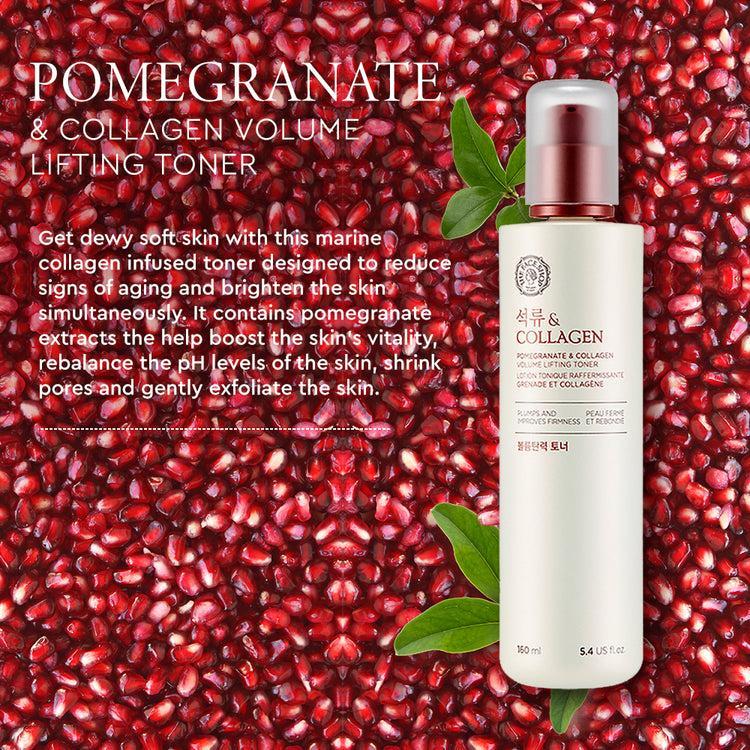THE FACE SHOP - Pomegranate And Collagen Volume Lifting Toner - 160ml
