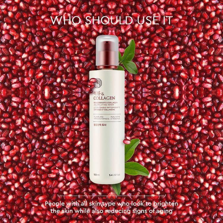 THE FACE SHOP - Pomegranate And Collagen Volume Lifting Toner - 160ml