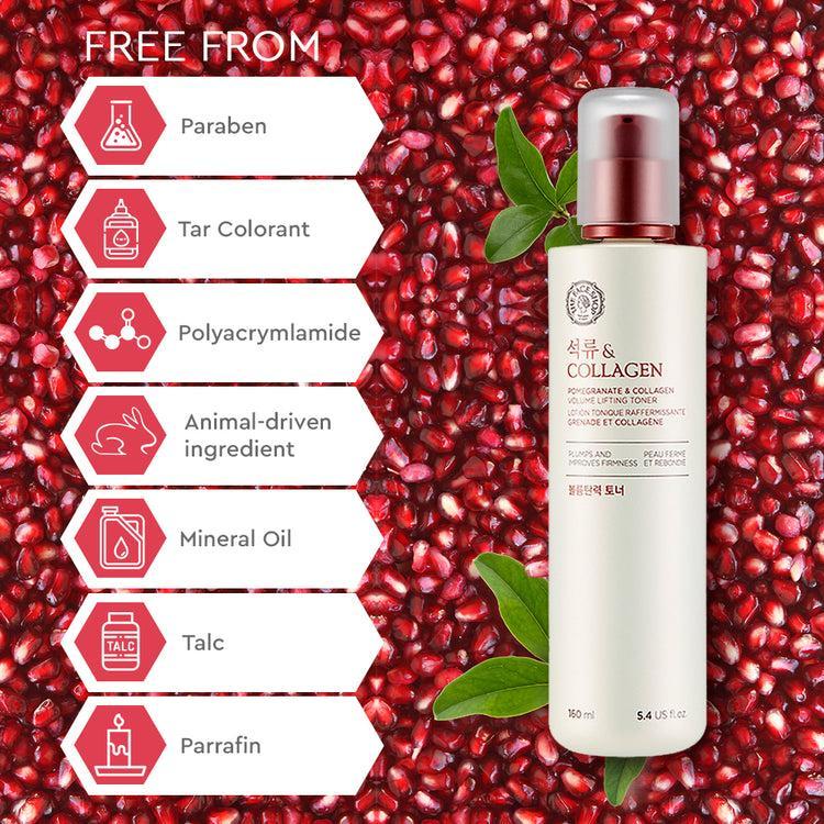 THE FACE SHOP - Pomegranate And Collagen Volume Lifting Toner - 160ml