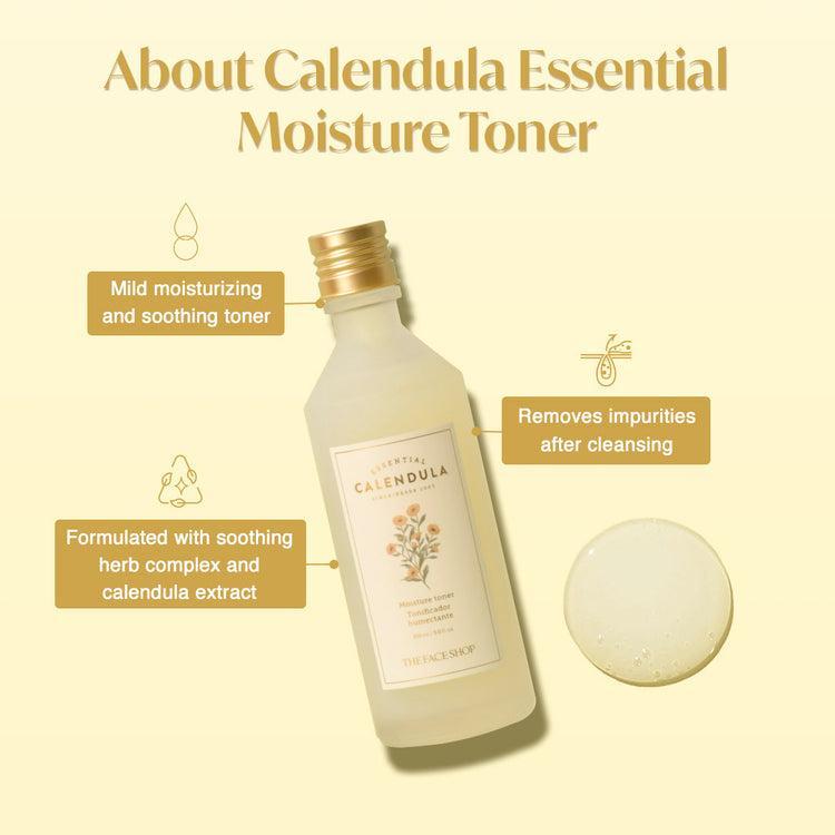 THE FACE SHOP - Calendula Essential Moisture Toner - 150ml