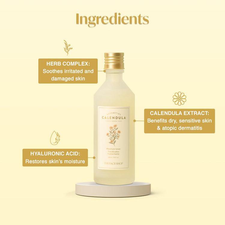 THE FACE SHOP - Calendula Essential Moisture Toner - 150ml