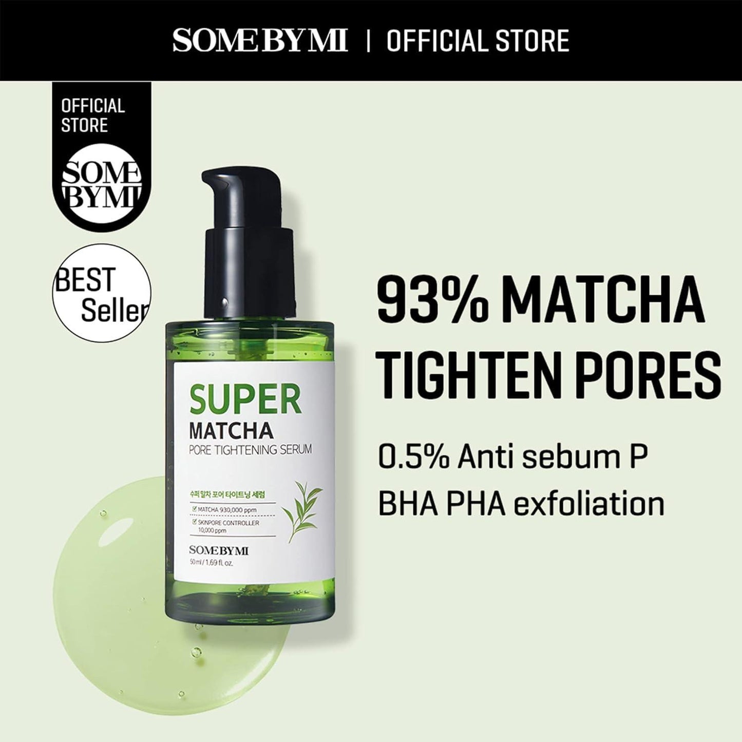 SOME BY MI - Super Matcha Pore Tightening Serum - 50ml