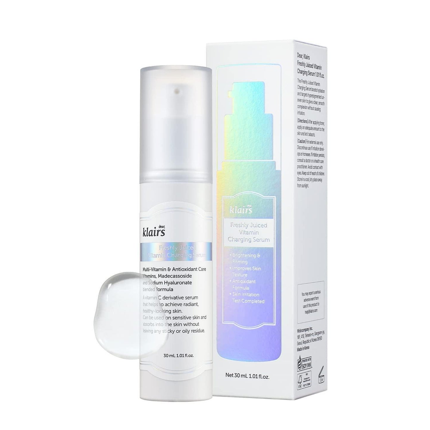 KLAIRS - Freshly Juiced Vitamin Charging Serum - 30ml