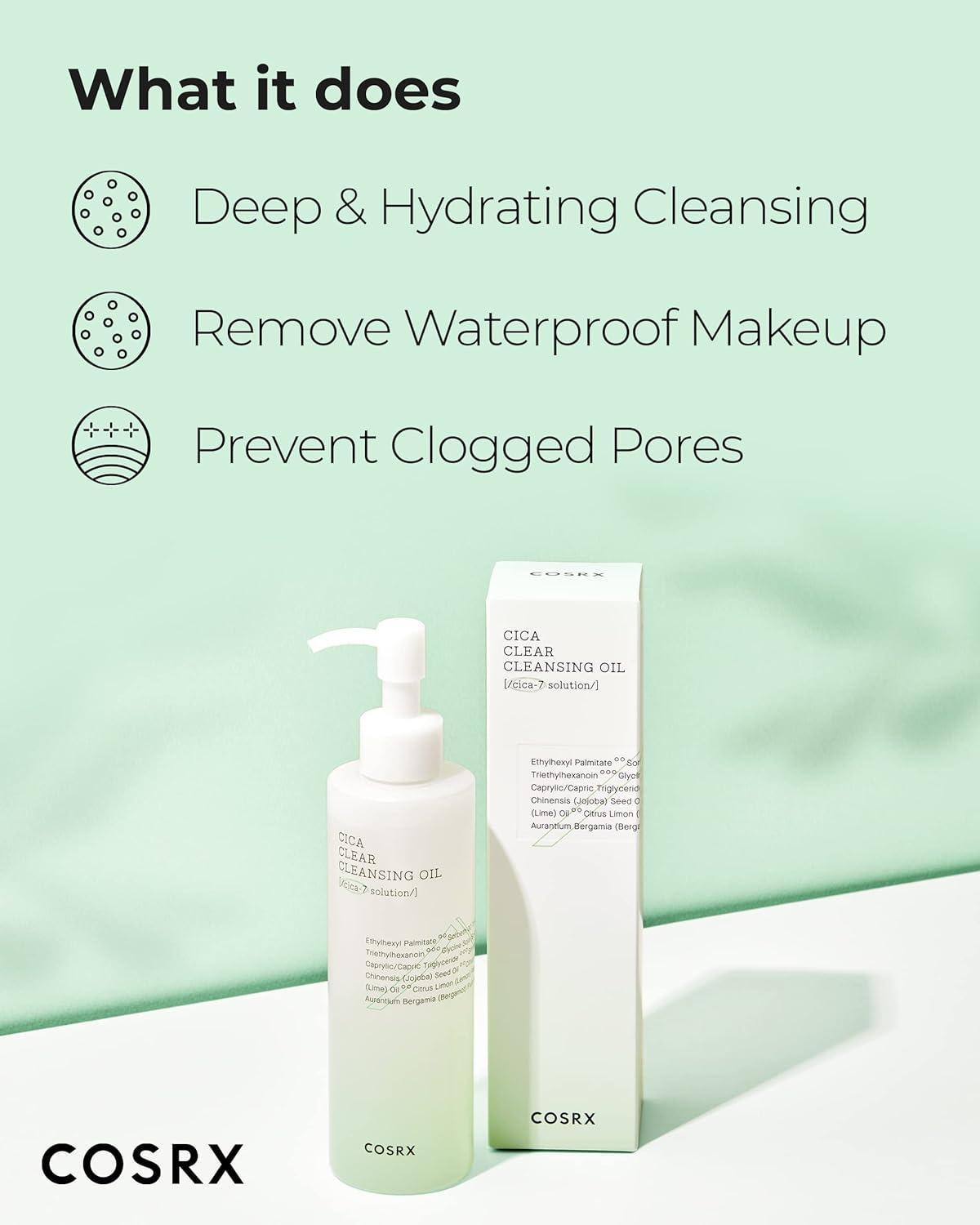 COSRX - Pure Fit Cica Clear Cleansing Oil - 200ml