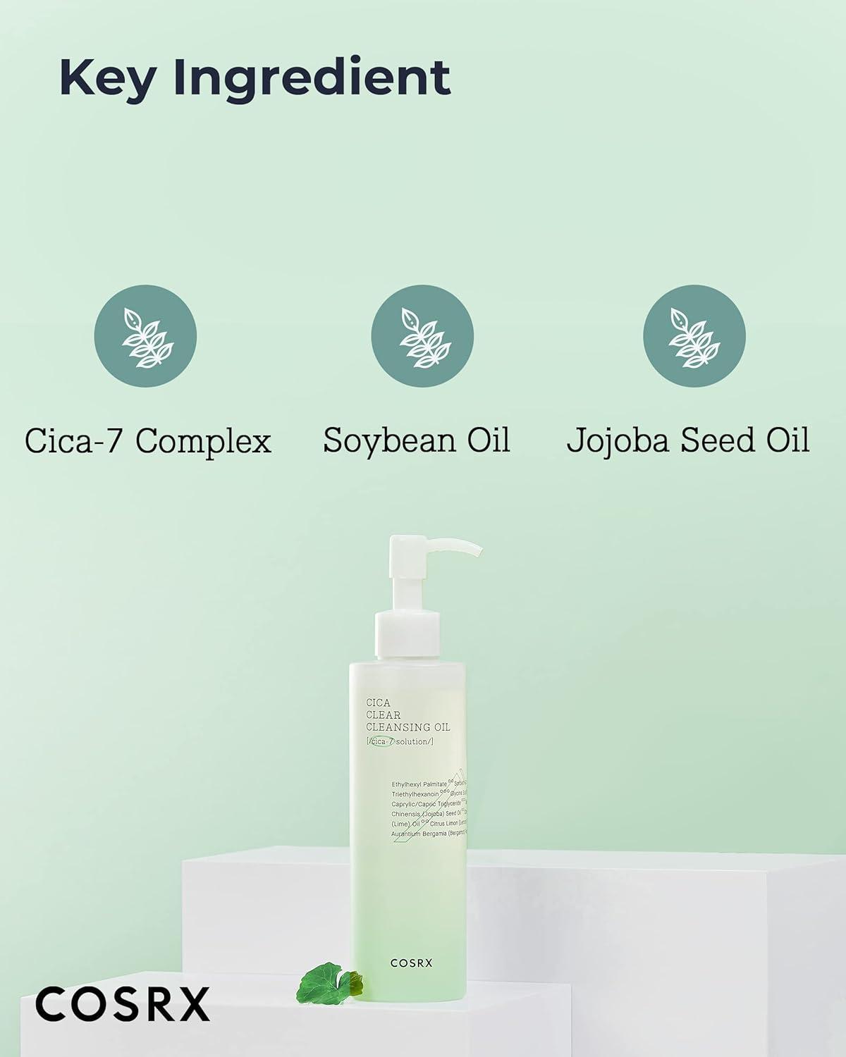 COSRX - Pure Fit Cica Clear Cleansing Oil - 200ml