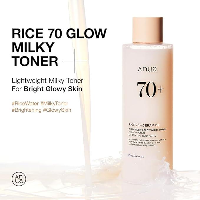 ANUA - Rice 70 Glow Milky Toner - 250ml