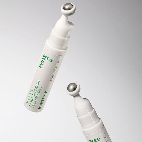 INNISFREE - Green Tea Hyaluronic Glow Eye & Faceball - 10ml