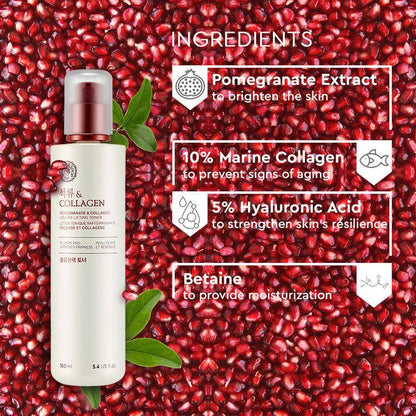 THE FACE SHOP - Pomegranate And Collagen Volume Lifting Toner - 160ml