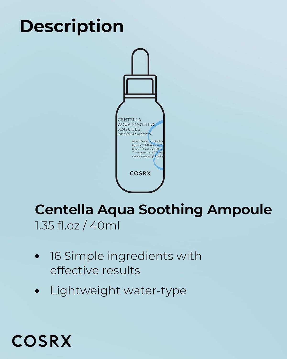 COSRX - Hydrium Centella Aqua Soothing Ampoule - 40ml