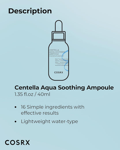 COSRX - Hydrium Centella Aqua Soothing Ampoule - 40ml