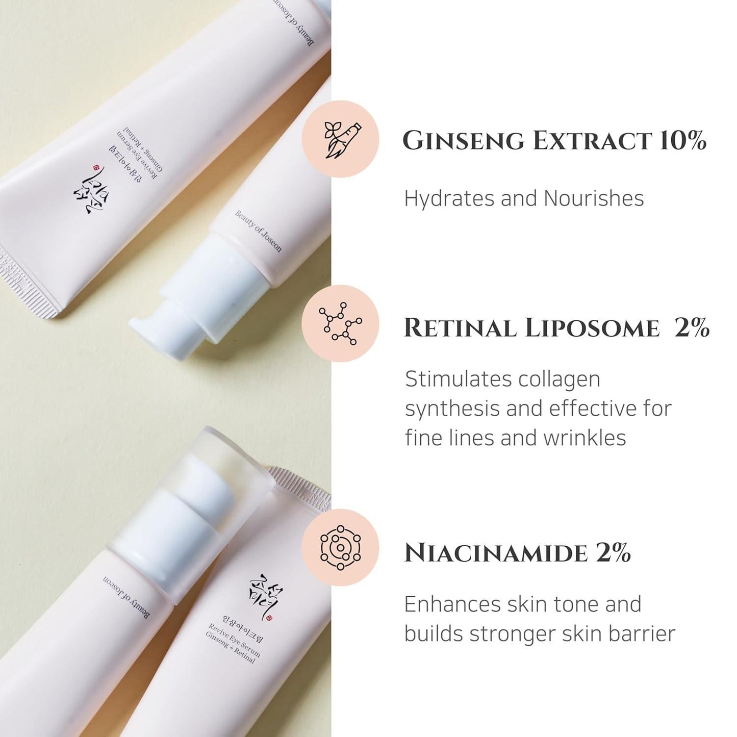 BEAUTY OF JOSEON - Revive Eye Serum Ginseng + Retinal - 30ml