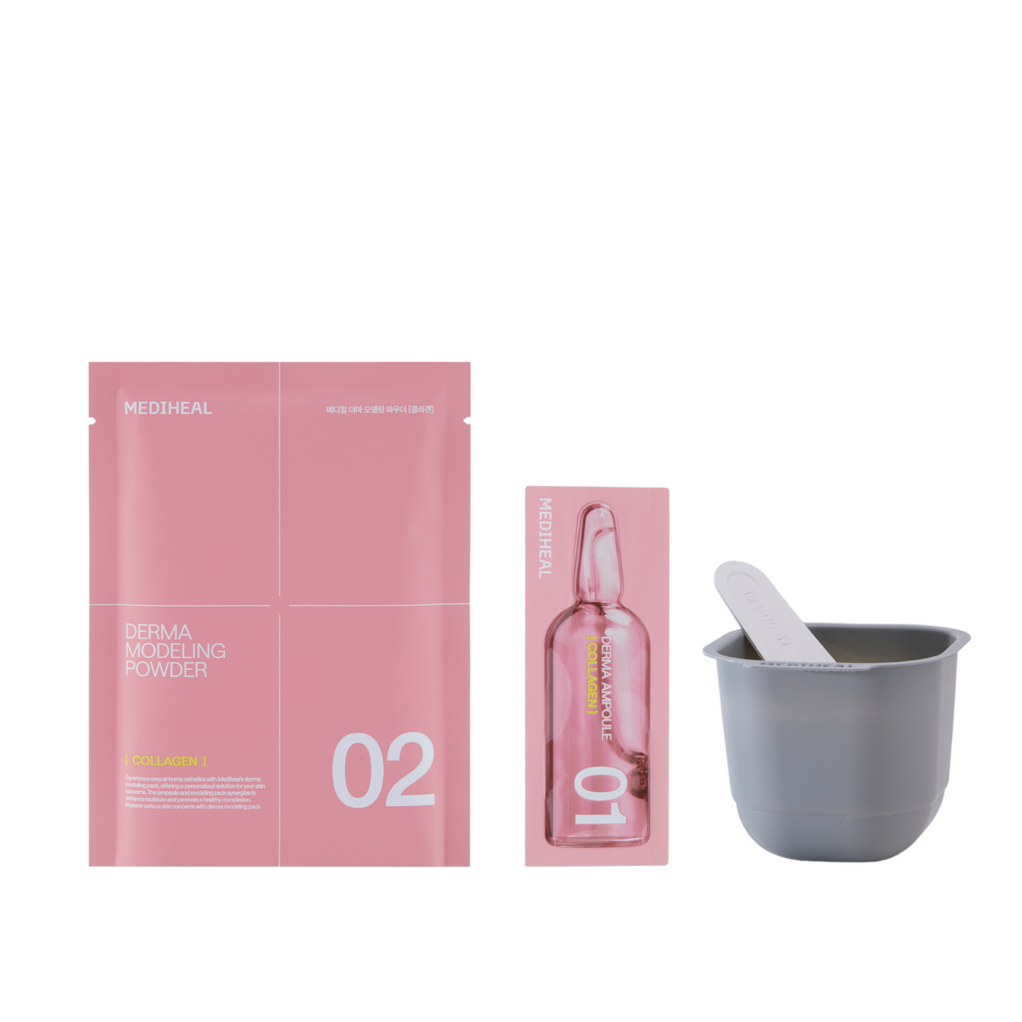 MEDIHEAL - Derma Modeling Pack Collagen Firming (Ampoule 2ml + Powder 28g)