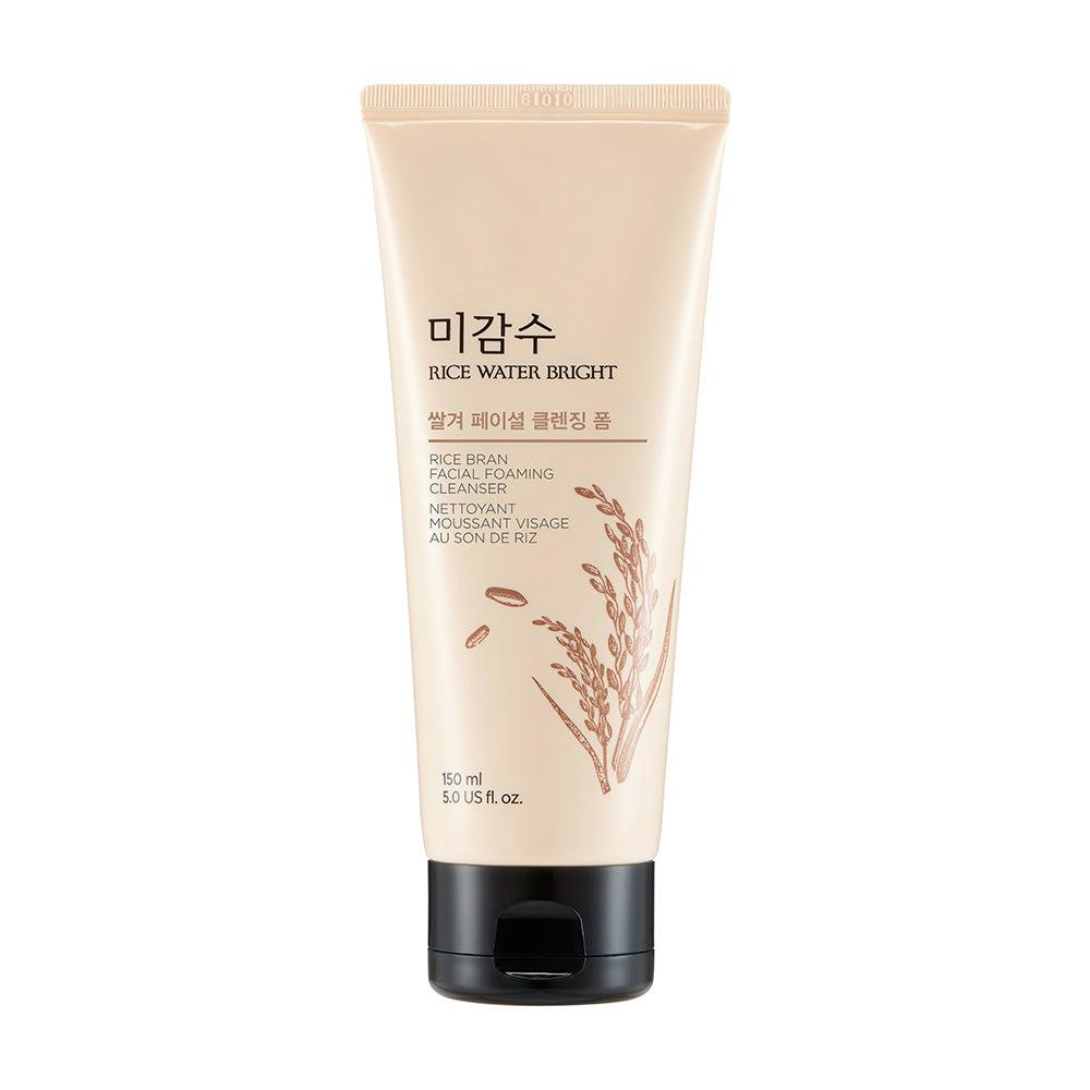THE FACE SHOP - Rice Water Bright Rice Bran Facial Foaming Cleanser - 150ml